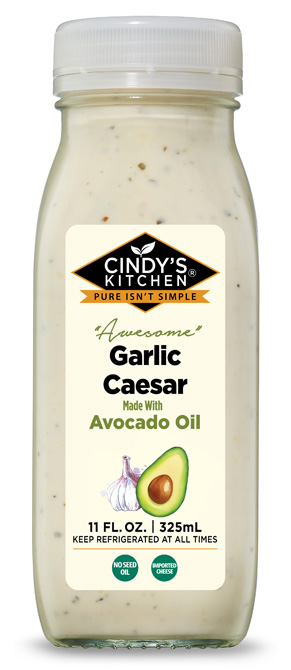 Awesome Garlic Caesar Made With Avocado Oil Logo